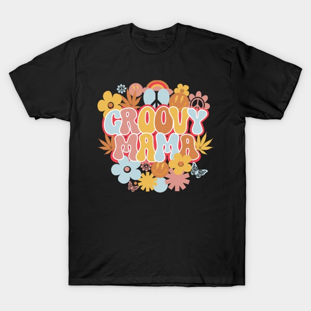 Groovy Mama Shirt, Hippie Mama T-Shirt by mcoshop